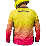 Moto Jersey Escape Canyon Series Yellow & Pink