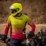 Moto Jersey Escape Canyon Series Yellow & Pink